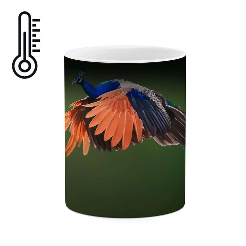 ماگ حرارتی کاکتی مدل پرنده کد mgh16069