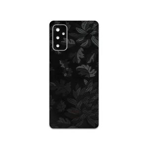 MAHOOT Black-Wildflower Cover Sticker for Samsung Galaxy M52 5G