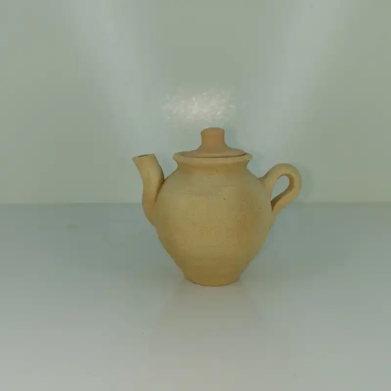 قوری سفالی مدل مینیاتوری مجموعه 3 عددی