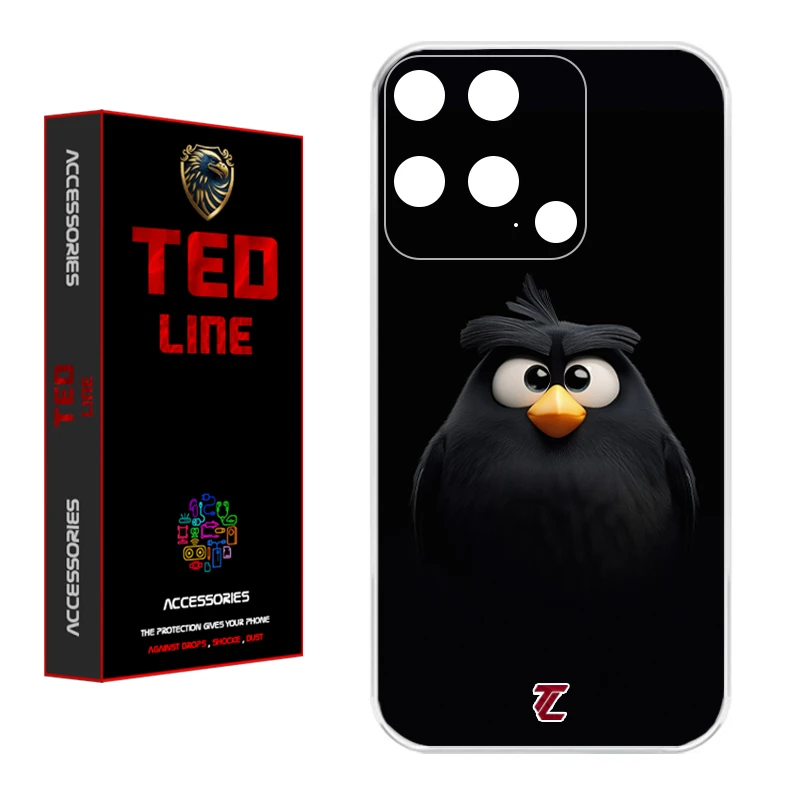 کاور تد لاین طرح پرنده کد 1122 مناسب برای گوشی موبایل شیائومی Redmi 10C / Poco C40