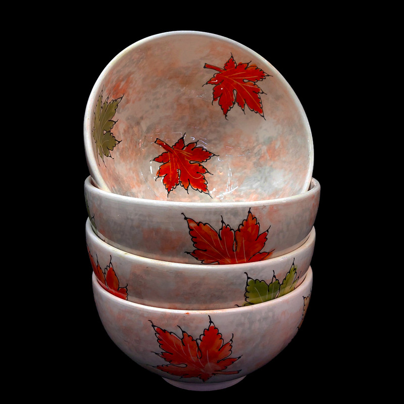 کاسه مدل پاییزی بسته 6 عددی