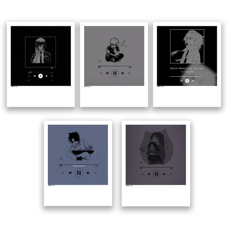 آویز تزیینی عرش مدل انیمه کد Asa504 مجموعه پنچ عددی