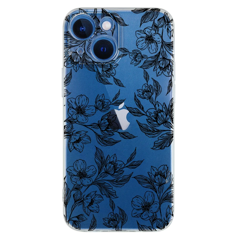 کاور مگافون طرح گل مدل C50-B مناسب برای گوشی موبایل اپل iPhone 13 mini