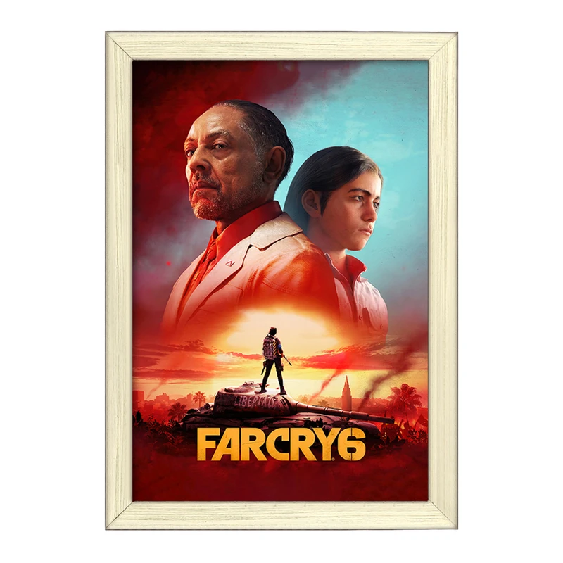 تابلو خندالو طرح فار شیش فارکرای کد 30692