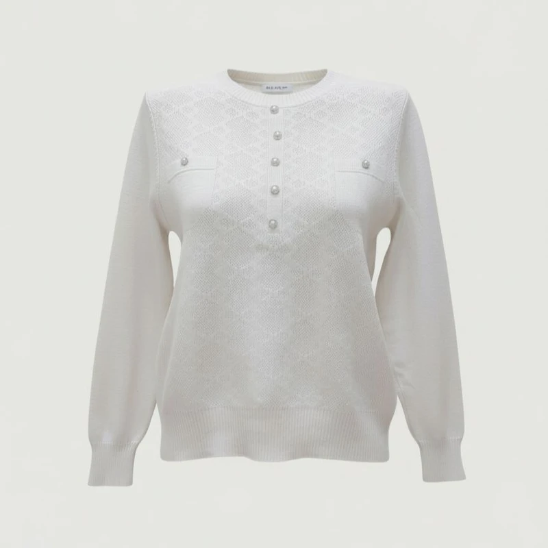 پلیور یقه گرد زنانه مدل 2231