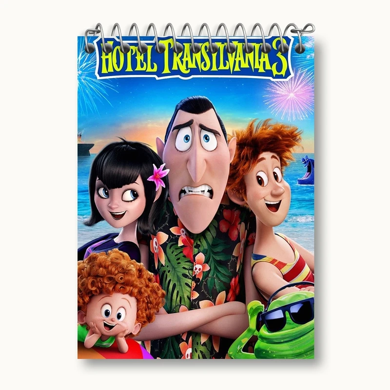 دفتر یادداشت 50 برگ خندالو مدل هتل ترانسیلوانیا Hotel Transylvania کد 3738