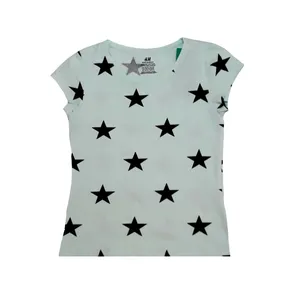 تی شرت آستین کوتاه دخترانه اچ اند ام کد 2534