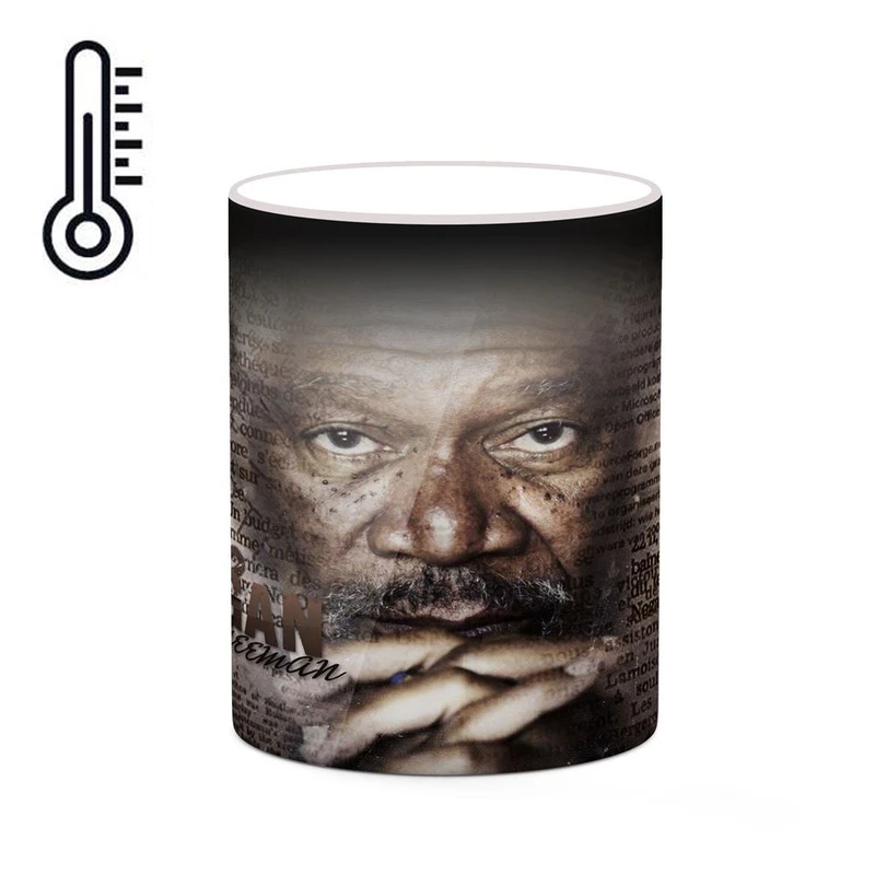 ماگ حرارتی کاکتی طرح مورگان فریمن Morgan Freeman مدل mgh26978