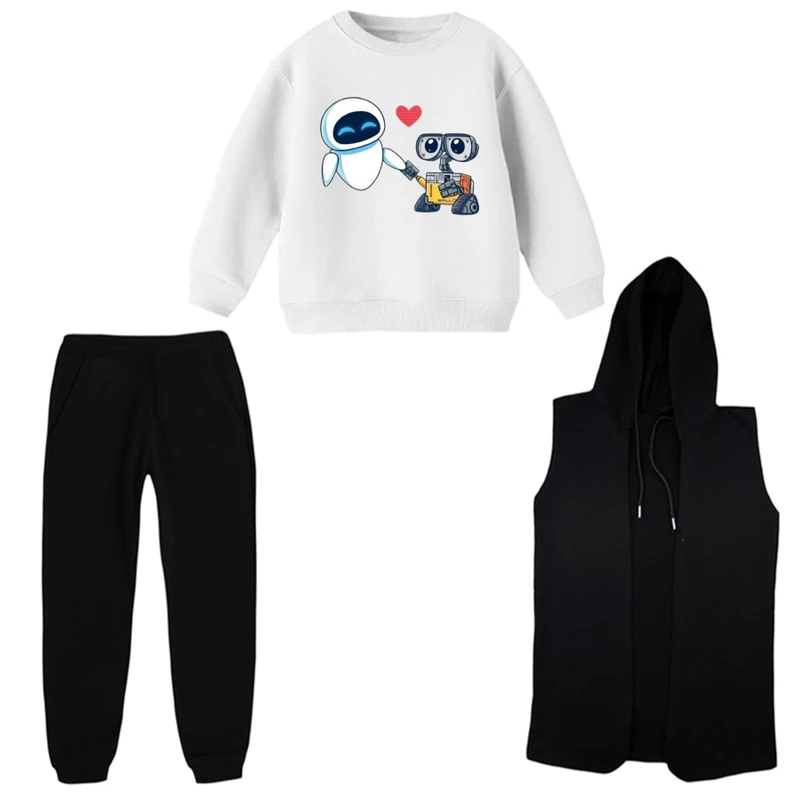 ست 3 تکه لباس راحتی بچگانه مدل وال ای کد 2