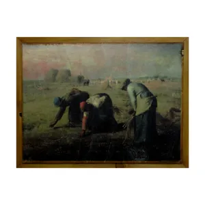 تابلو چوبی طرح خوشه چینان کد 394