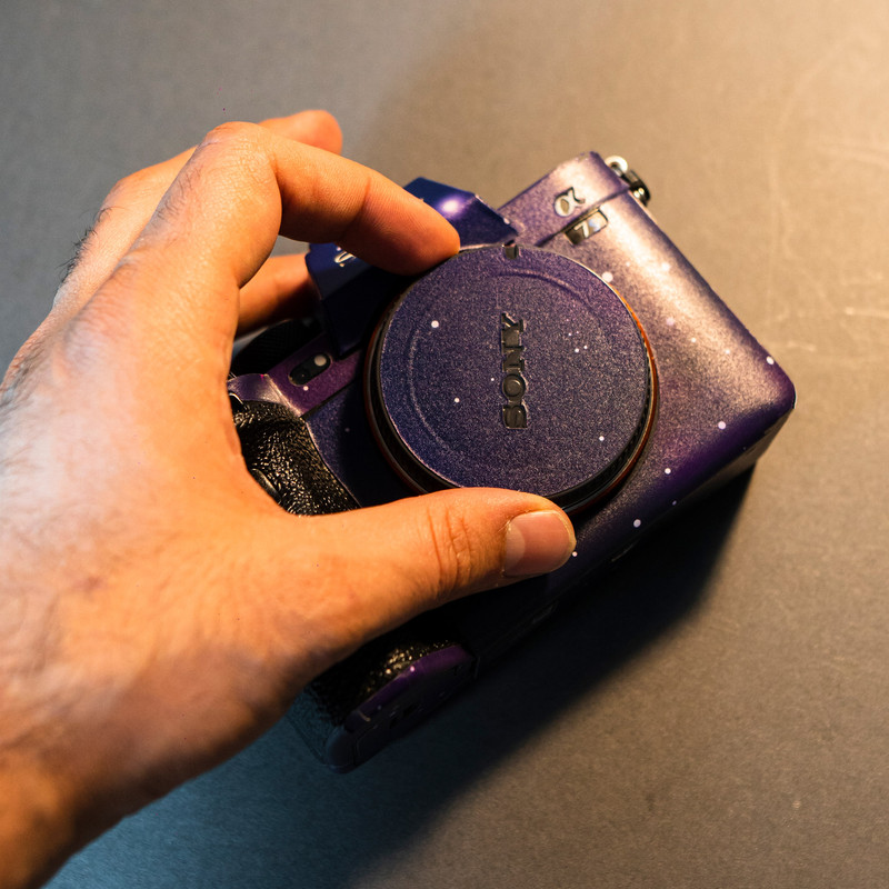 برچسب پوششی دوربین مدل کهکشانی مناسب برای دوربین عکاسی سونی Sony Alpha 7S III