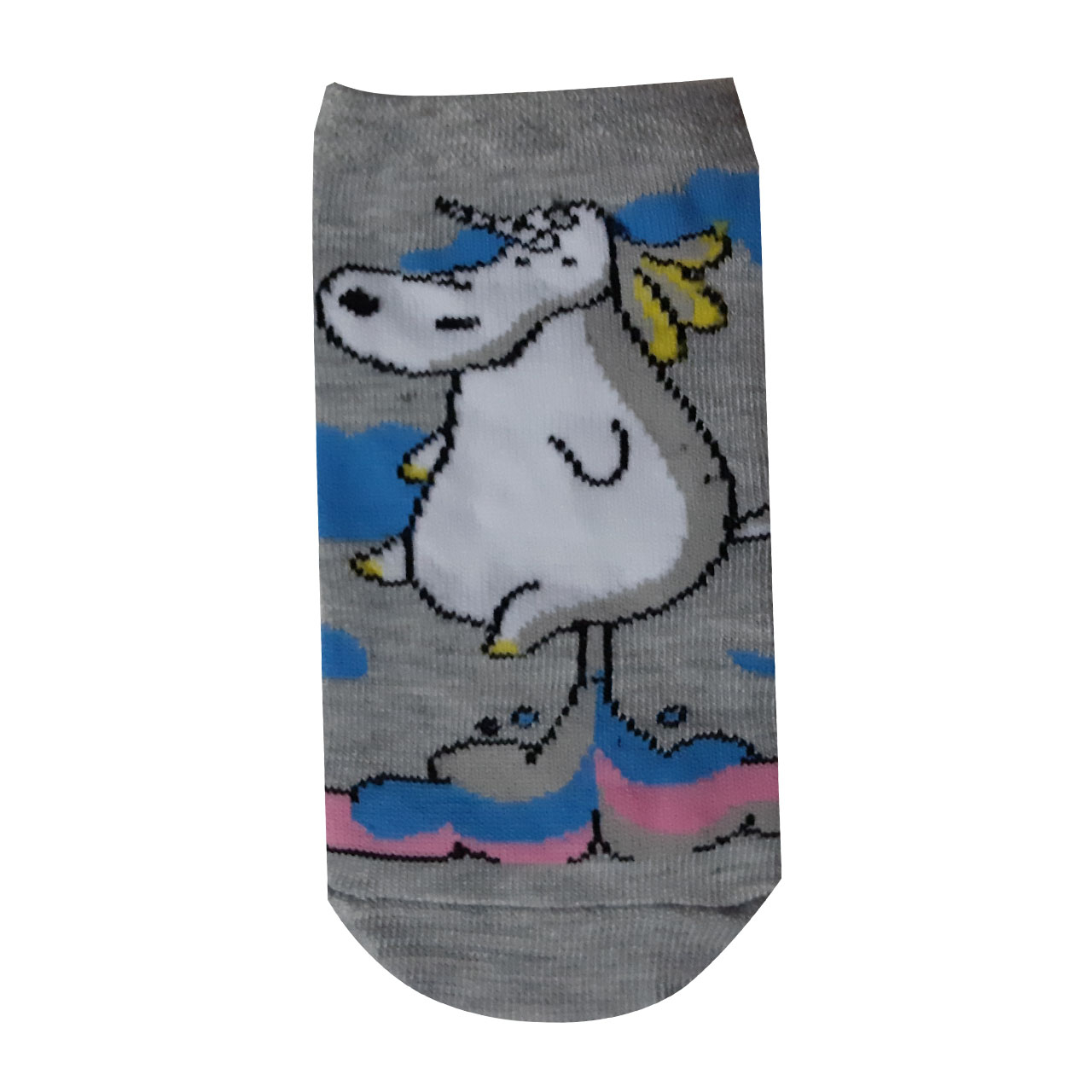 جوراب دخترانه طرح یونیکورن کد 68