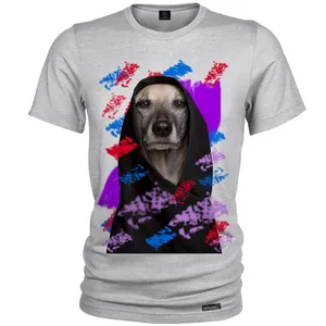 تی شرت آستین کوتاه مردانه 27 مدل Hee Dog کد MH1252
