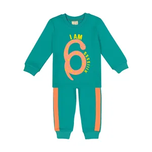 ست سویشرت و شلوار نوزادی پسرانه رابو کد 1426