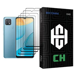 Ricomm CH Glass MIX004 Screen Protector For Oppo A15 Pack Of 4
