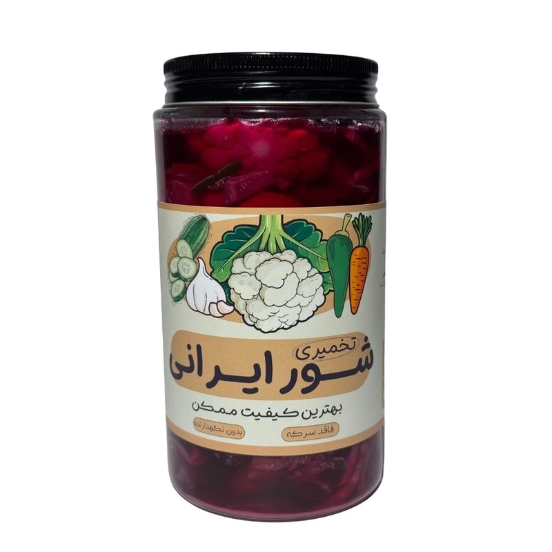 شور تخمیری ایرانی فروانا پروبیوتیک بدون سرکه - 800 گرم