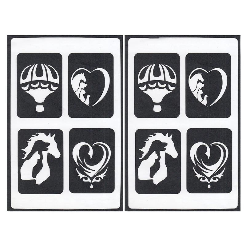 شابلون حنا برانت طرح عشق و طبیعت بسته دو عددی