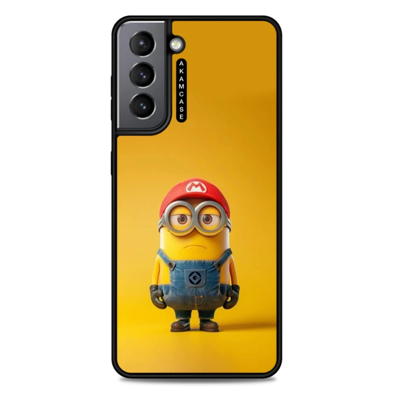 کاور آکام مدل AMC-WSGS21-MINIONS6 مناسب برای گوشی موبایل سامسونگ Galaxy S21