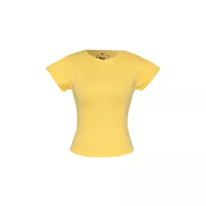 تی شرت آستین کوتاه زنانه بنیس مدل شارلی رنگ زرد