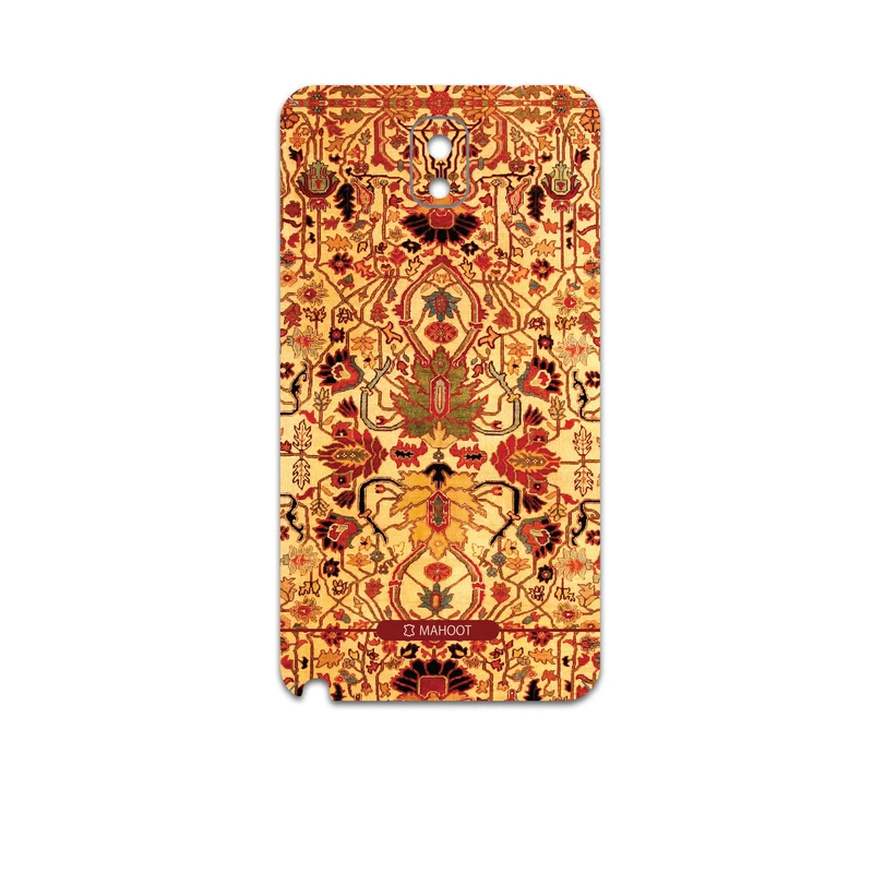 برچسب پوششی ماهوت مدل Persian-Carpet-Yellow مناسب برای گوشی موبایل سامسونگ Galaxy Note 3