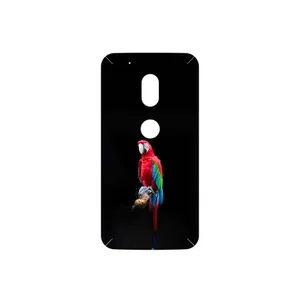 MAHOOT Parrot Cover Sticker for Motorola Moto G4 Play