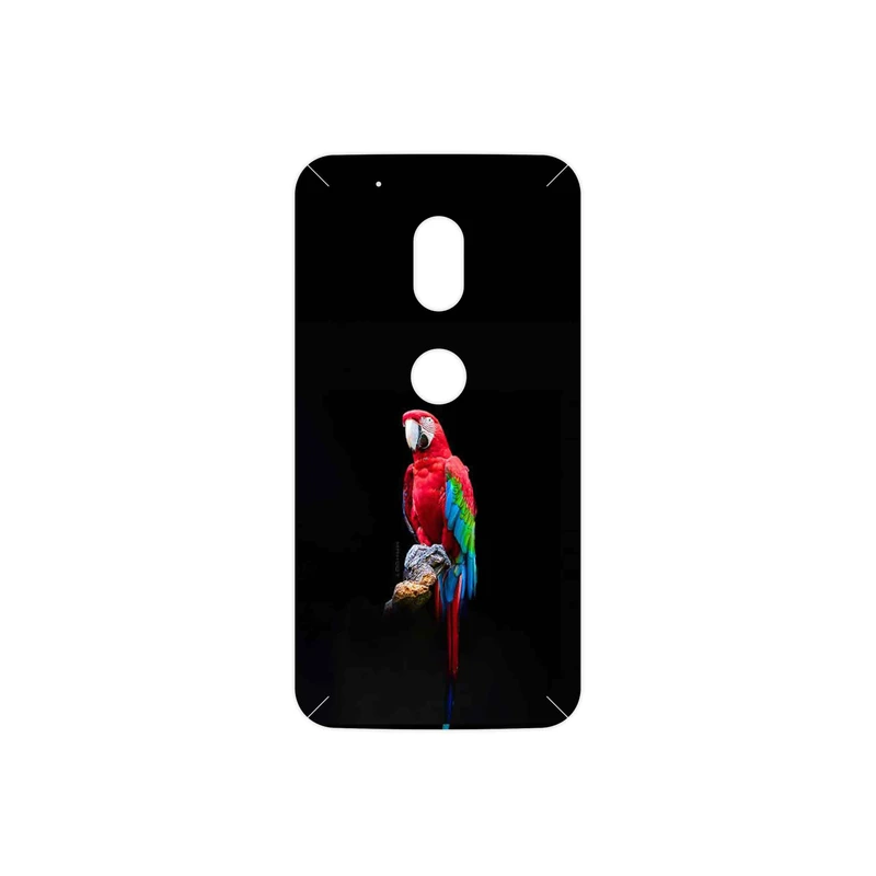 برچسب پوششی ماهوت مدل Parrot مناسب برای گوشی موبایل موتورولا Moto G4 Play