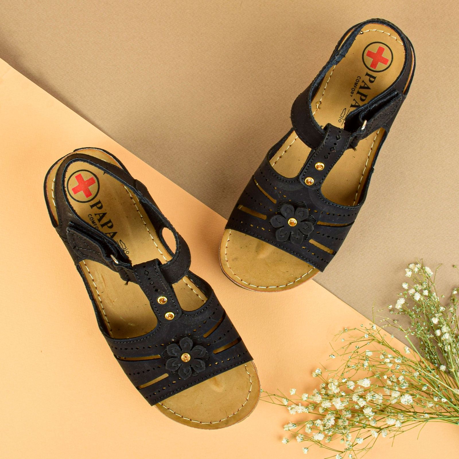 صندل زنانه پاپا مدل تارانتو کد BK.2924 - - 4