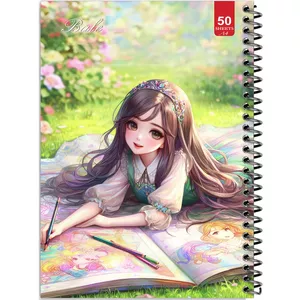 دفتر نقاشی 50 برگ انتشارات بله طرح دخترانه کد A4-L142