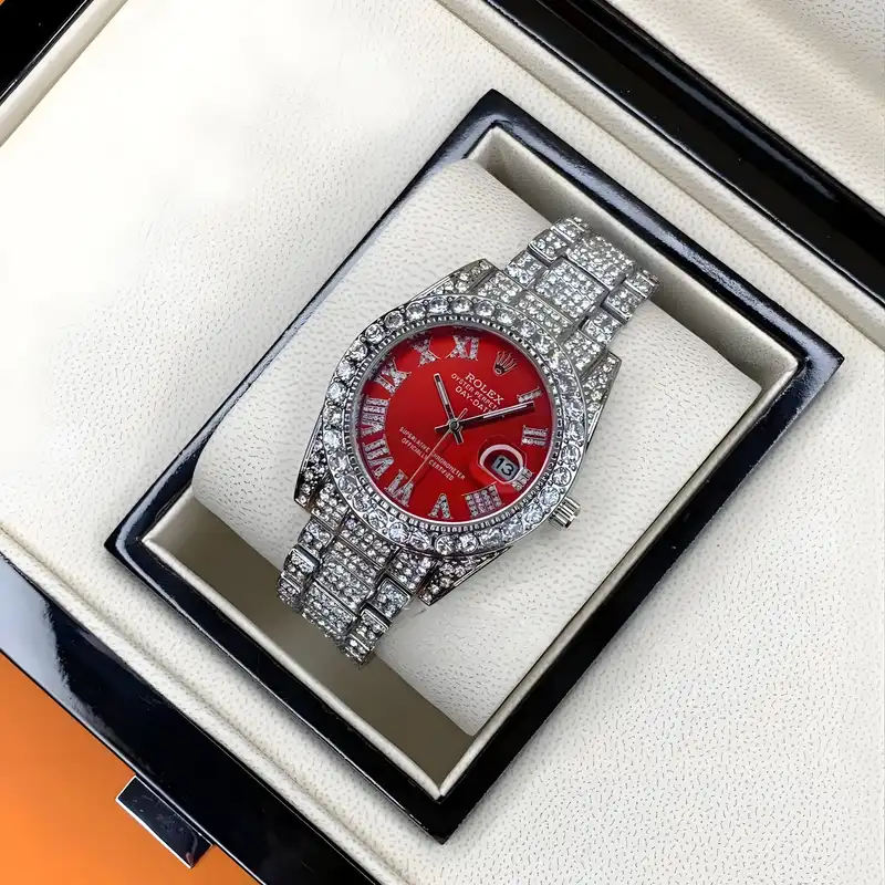 ساعت مچی عقربه ای  مدل فول نگین استون کد Av-Ro-2