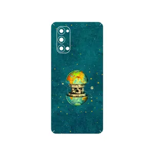 MAHOOT Collage of Earth Face Cover Sticker for Oppo Reno4 Pro 5G