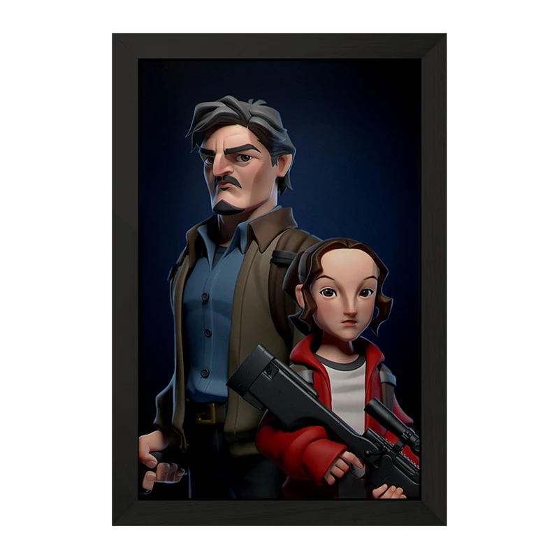 تابلو خندالو مدل لست آف آس (The Last Of Us) کد F879