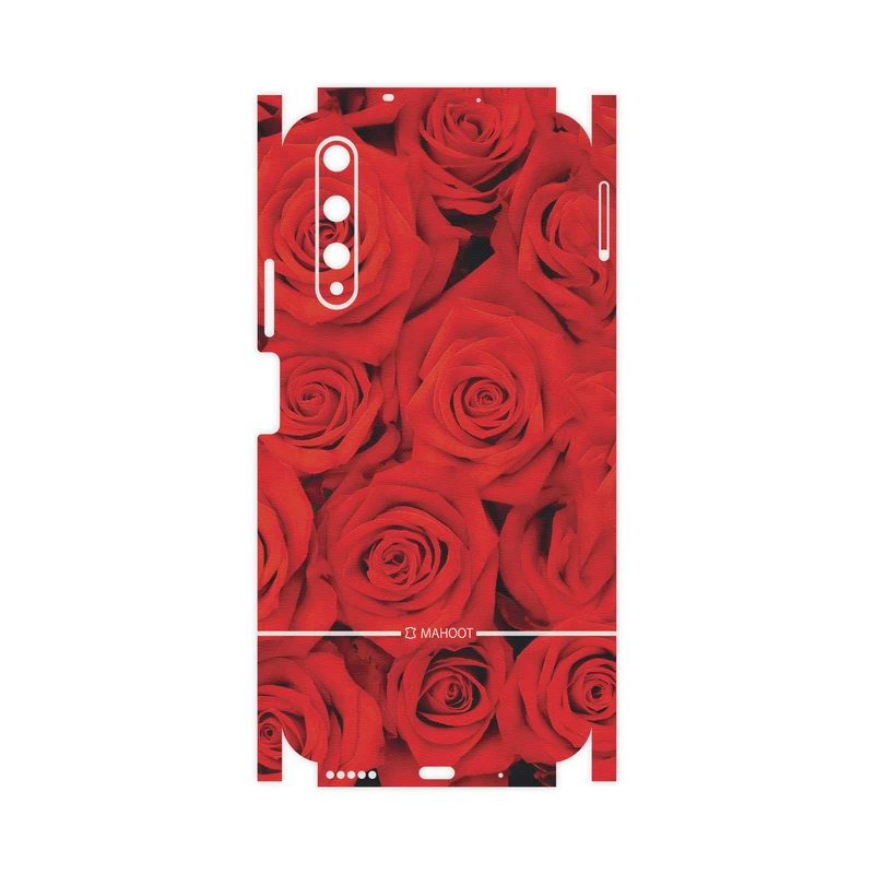 برچسب پوششی ماهوت مدل Full skin-Red-Flower مناسب برای گوشی موبایل هوآوی NOVA 5T