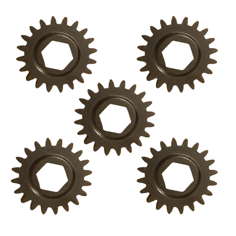 چرخ دنده گیربگس موتور ساید کرکره برقی کد 027 مجموعه 5 عددی