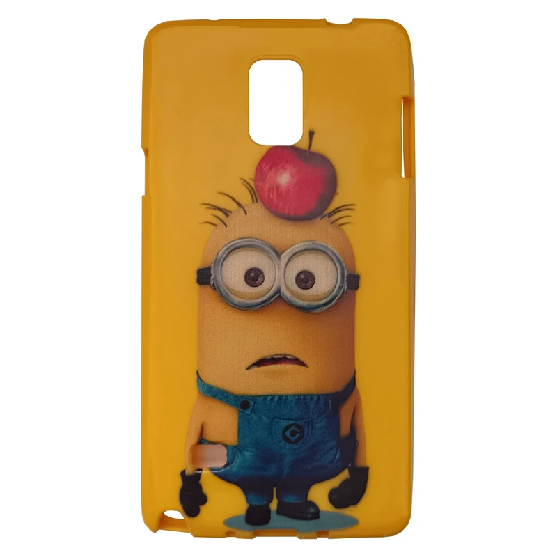  کاور مدل سیلیکونی کد 1-0 طرح مینیون مناسب برای گوشی موبایل سامسونگ Galaxy Note 4/N910C