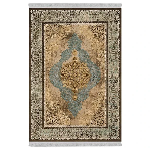 فرش پارچه‌ای دفه مدل فرشینه طرح مدرن کد 956