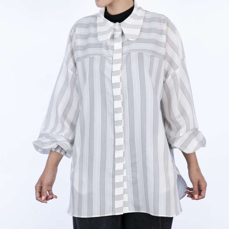 مانتو زنانه زیبو مدل 011582-White