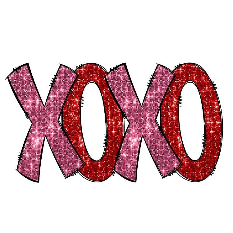 استیکر پارچه و لباس پاد آفرین مدل کارتونی طرح عشق کد S3234