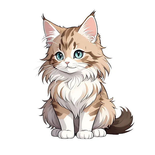 استیکر پارچه و لباس پاد آفرین طرح گربه کد 1481