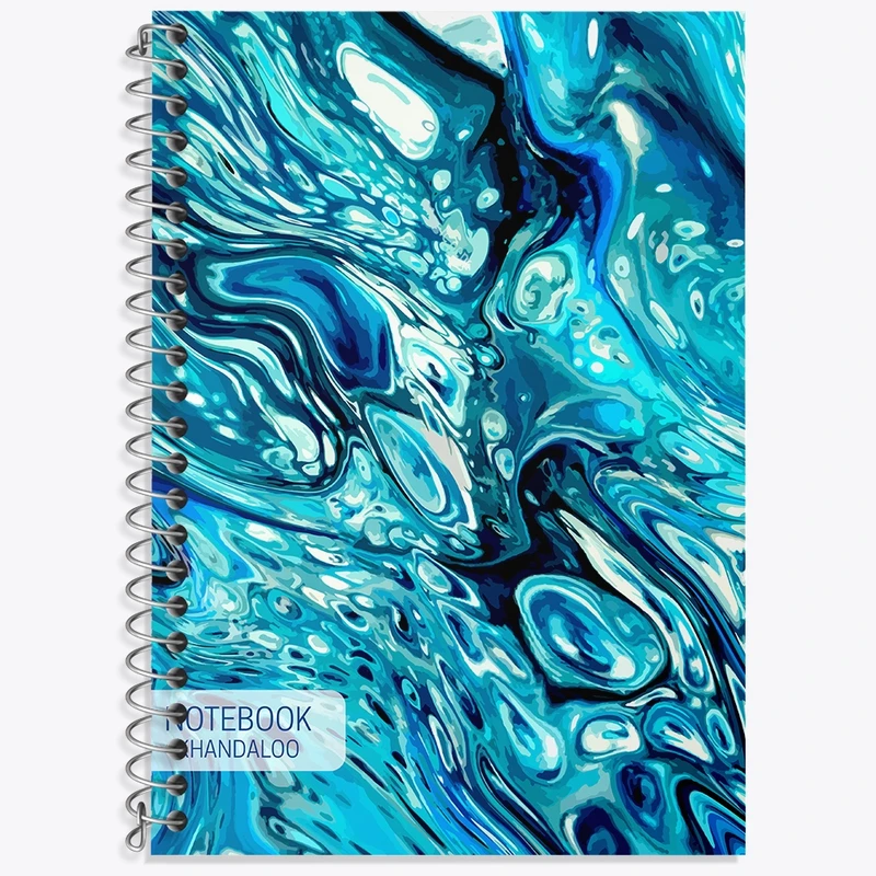 دفتر زبان 50 برگ خندالو مدل دو خط طرح موج کد N800