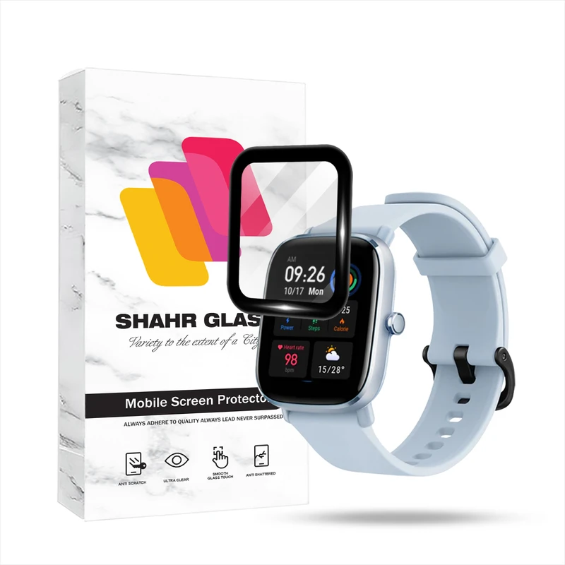 محافظ صفحه نمایش شهر گلس مدل PMMWSH مناسب برای ساعت هوشمند امیزفیت GTS 2 Mini