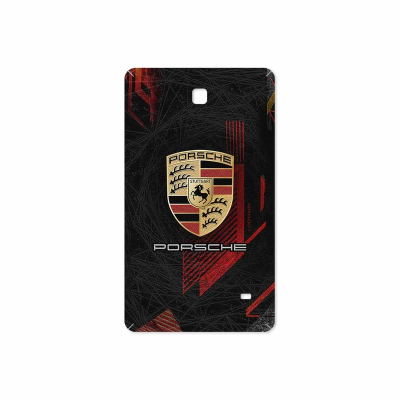 برچسب پوششی ماهوت مدل Porsche-Logo مناسب برای تبلت سامسونگ Galaxy Tab 4 7.0 2014 T231