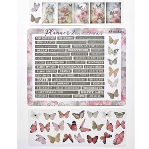 برچسب کاترینکا طرح برش خورده بولت ژورنال و اسکرپ بوک مدل Planner کد 2 بسته 85 عددی