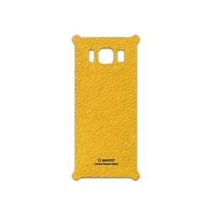 MAHOOT Mustard-Leather Cover Sticker for Samsung Galaxy S8 Active