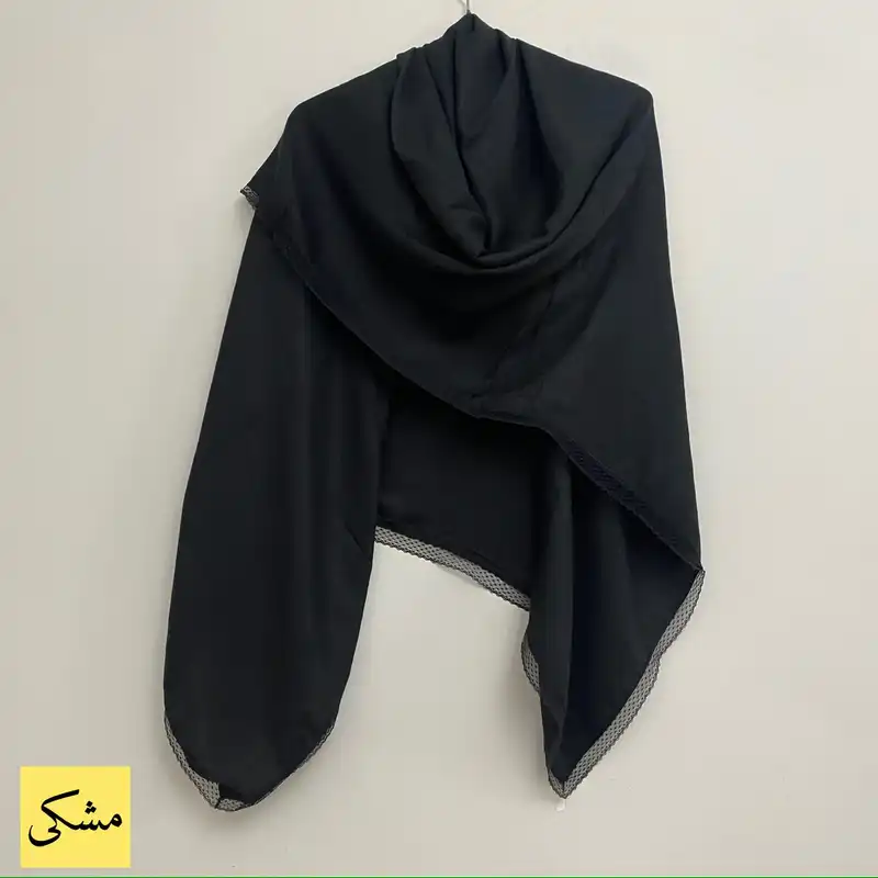 روسری زنانه مدل نخی دور گیپور پاییزه