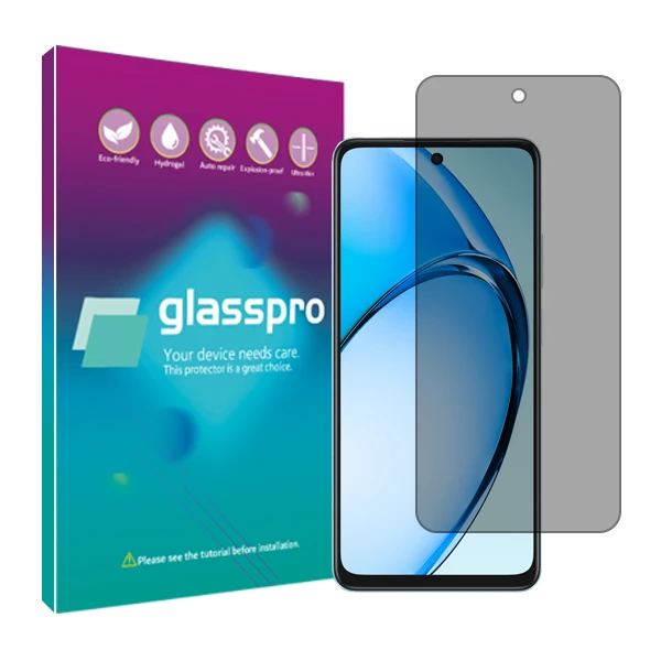 محافظ صفحه نمایش حریم شخصی گلس پرو مدل Resistant‌ مناسب برای گوشی موبایل اوپو A3x