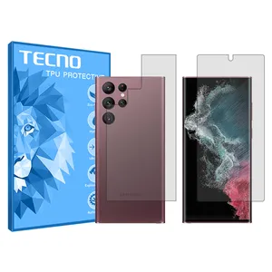 HyGEL tecno transparent screen protector suitable for Samsung Galaxy S22 5G mobile phone along with the back protector
