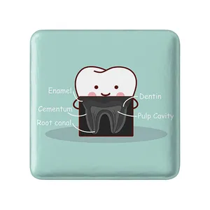 پیکسل خندالو طرح دندان و دندان پزشکی کودکانه مدل مربعی کد 36730