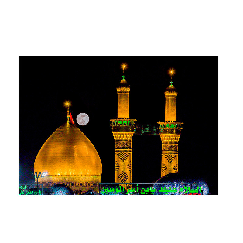 پرچم مدل السلام علیک یابن امیر المومنین کد P151