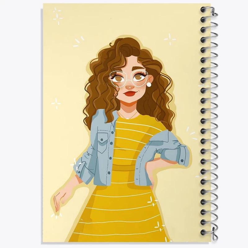 دفتر لیست خرید 50 برگ خندالو طرح دخترانه کد 25648