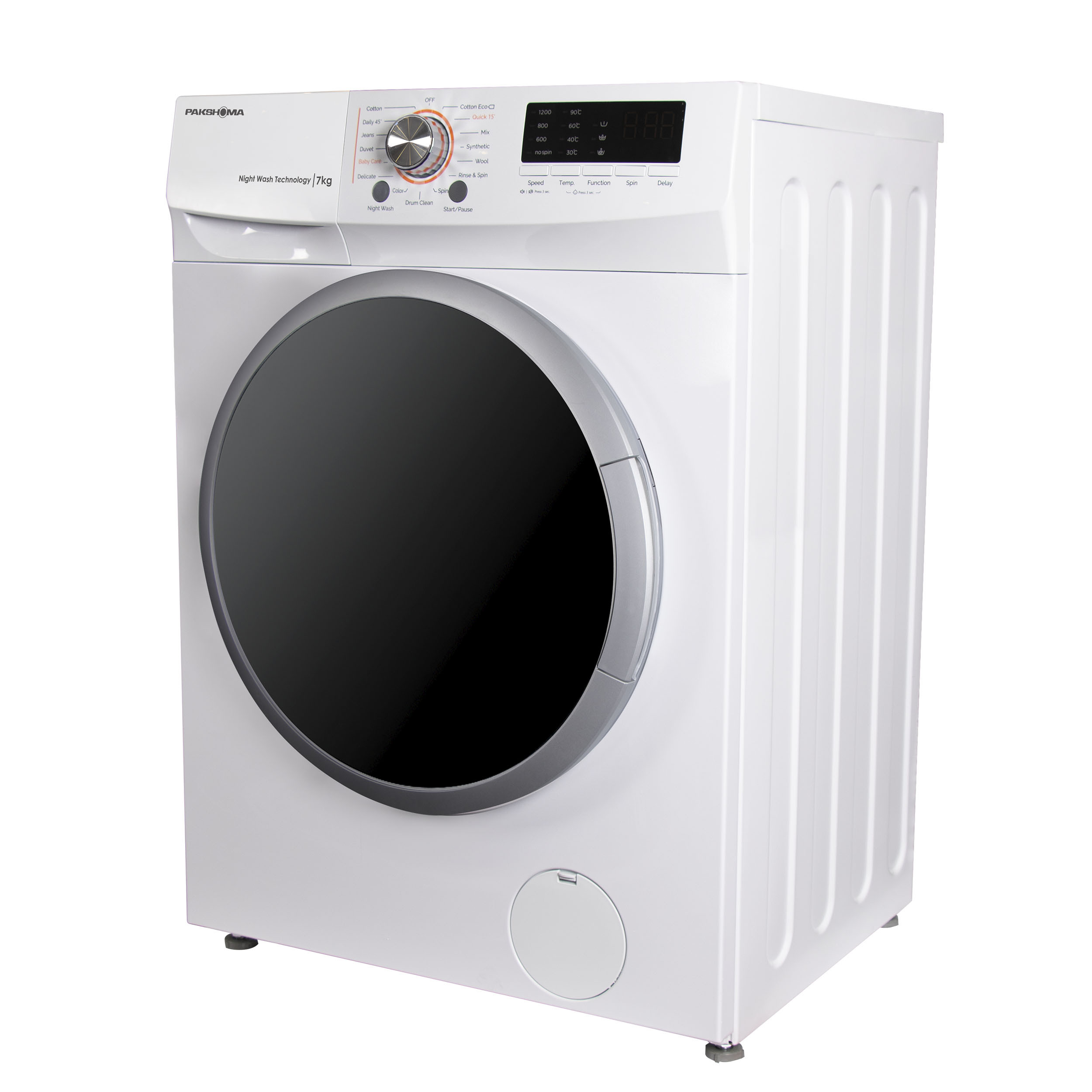 ماشین لباسشویی پاکشوما مدل UFW-10700-WT ظرفیت 7 کیلوگرم ماشین لباسشویی پاکشوما مدل UFW-10700-WT ظرفیت 7 کیلوگرم